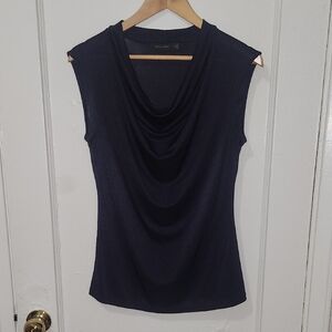 The Limited Women's Navy Drape Blouse